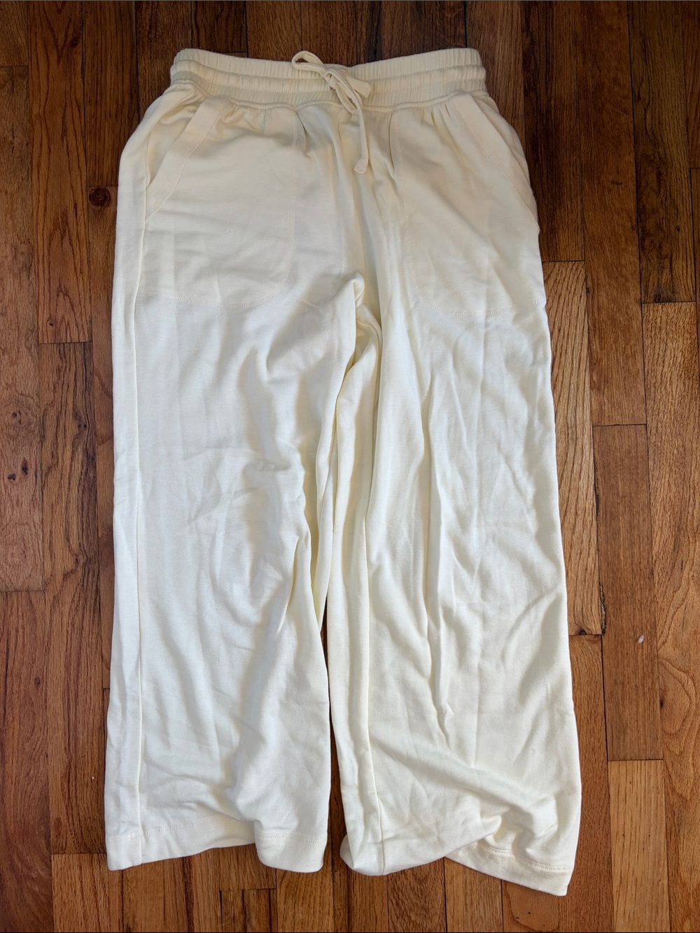 Cream Drawstring womanLounge Pants